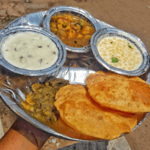 Poori-Sabji-Kheer Bhandara Seva